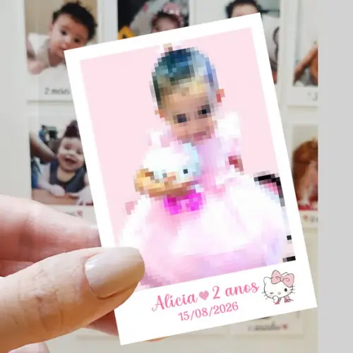 Polaroid Imã de Geladeira Hello Kitty