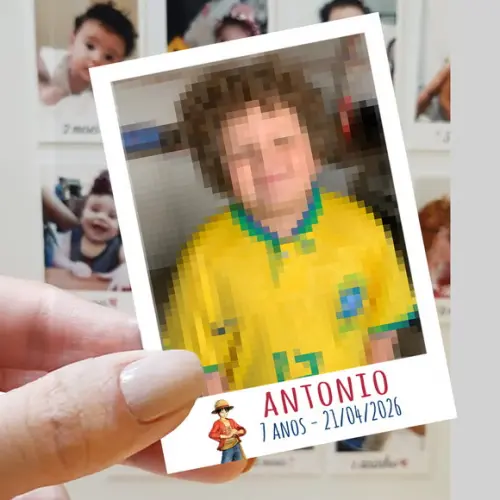 Polaroid Imã de Geladeira One Piece