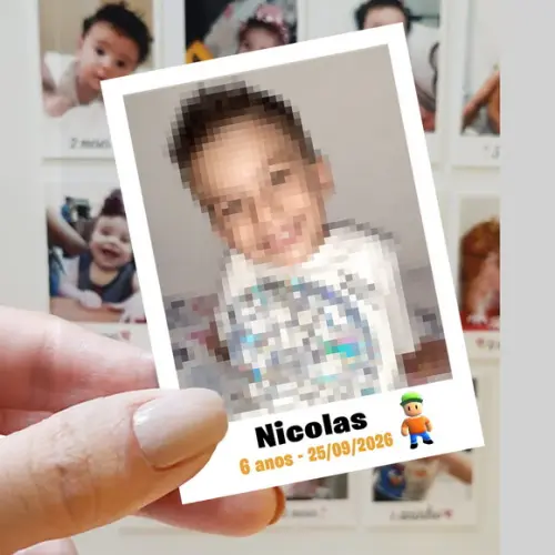 Polaroid Imã de Geladeira Stumble Guys