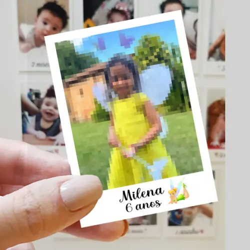 Polaroid Imã de Geladeira Tinker Bell