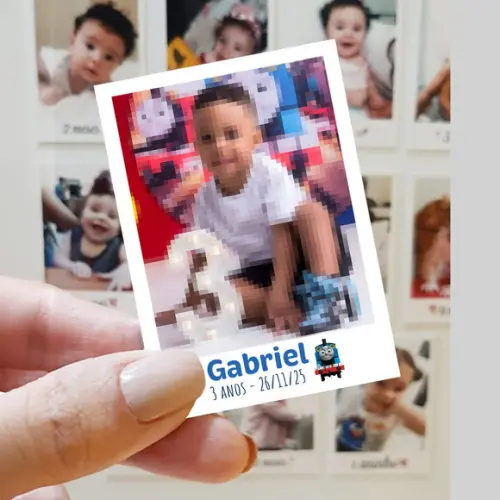 Polaroid Imã de Geladeira Thomas e Seus Amigos