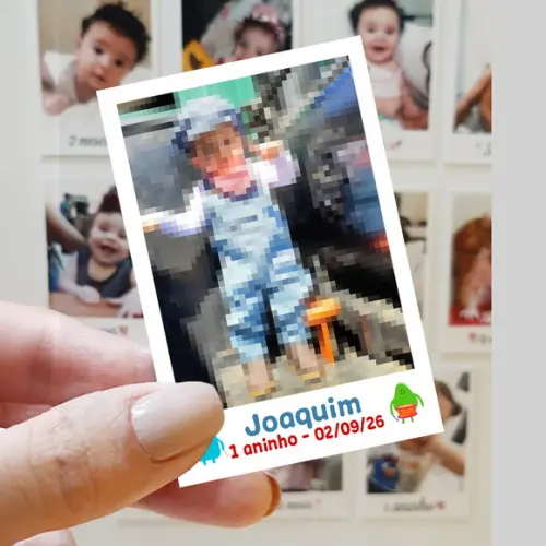 Polaroid Imã de Geladeira Zis