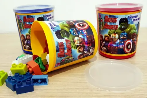 Pote com Peças para Montar Lego Marvel - Prazo Reduzido