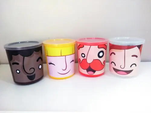 Pote Tipo Lata de Leite Mundo Bita