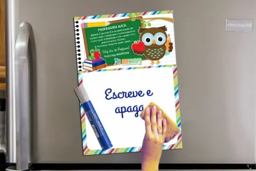 Quadro com Imã e Caneta Dia dos Professores