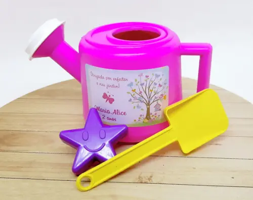 Regador Personalizado Jardim Borboletas