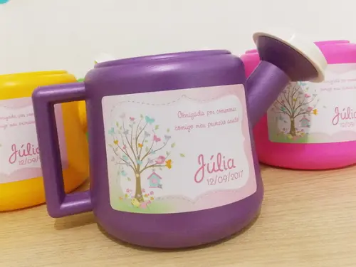 Regador Personalizado Jardim Passarinho