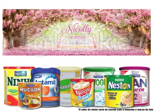 Rótulo para Lata de Leite (pedido Personalizado)