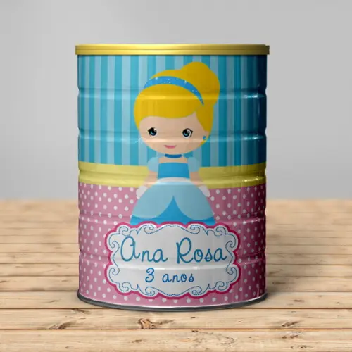Rótulo para Lata de Leite Cinderela