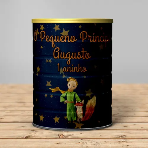 Rótulo para Lata de Leite Pequeno Príncipe