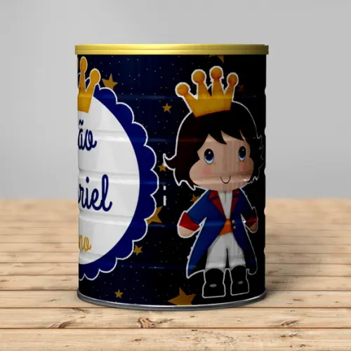 Rótulo para Lata de Leite Pequeno Príncipe