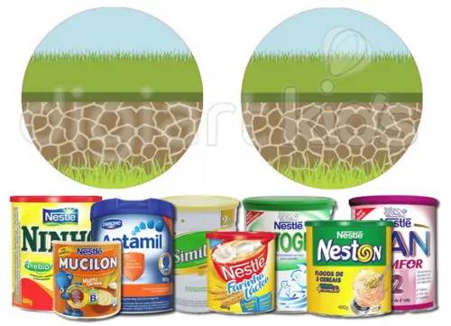 Rótulo para Lata de Leite Safari