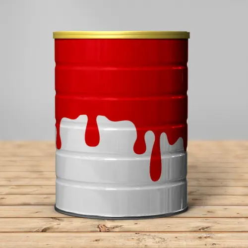 Rótulo para Lata de Leite Tinta