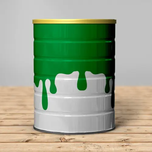 Rótulo para Lata de Leite Tinta
