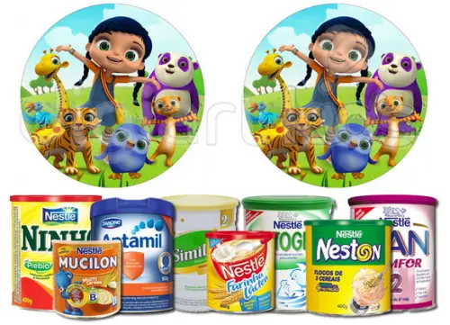 Rótulo para Lata de Leite Wissper