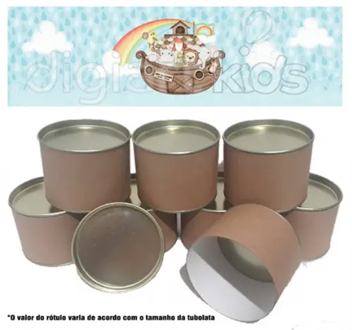 Rótulo para Tubolata Arca de Noé 7x10