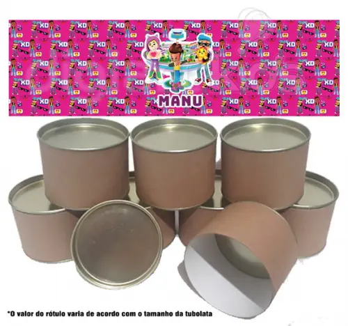 Rótulo para Tubolata Pk Xd Rosa 10x10 Prazo Reduzido