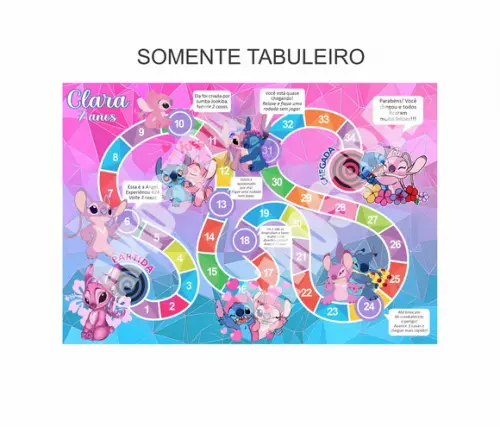 Tabuleiro Personalizado Stitch