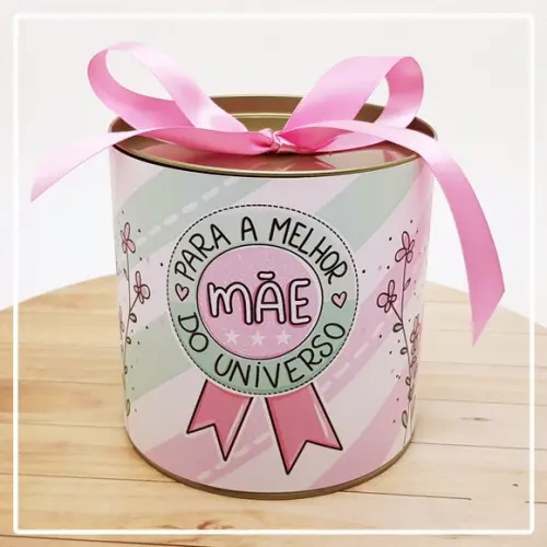 Tubolata Dia das Mães 13x13 - Para a Melhor Mãe do Universo