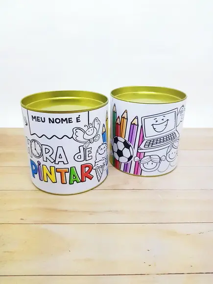Tubolata para Colorir Dia das Crianças