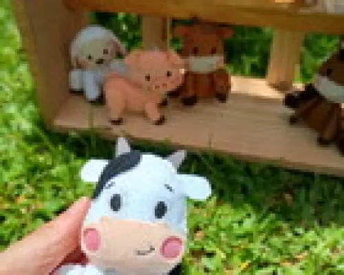 Kit Bichinhos da Fazenda em Feltro