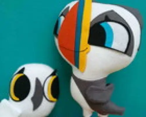 Puffin Rock em Feltro (2 Peças)