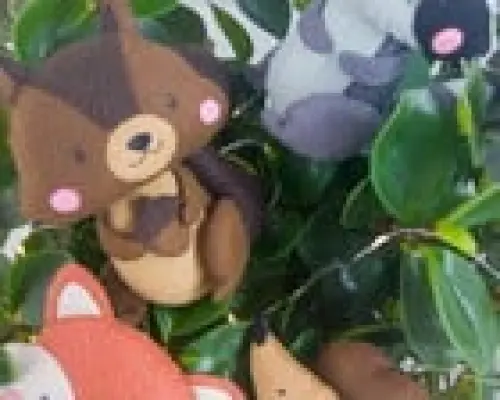 Kit Animais Do Bosque Em Feltro