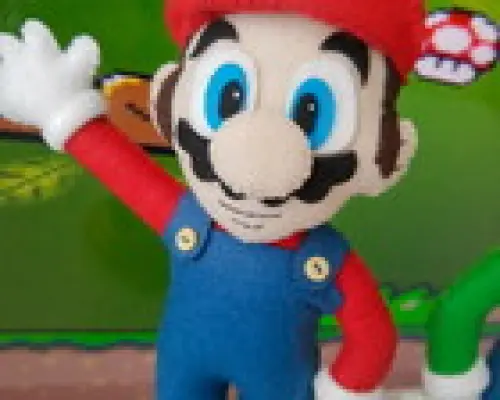 Mario E Luigi Em Feltro