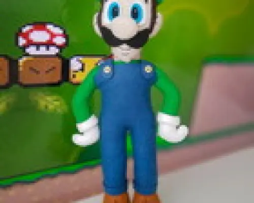 Mario E Luigi Em Feltro