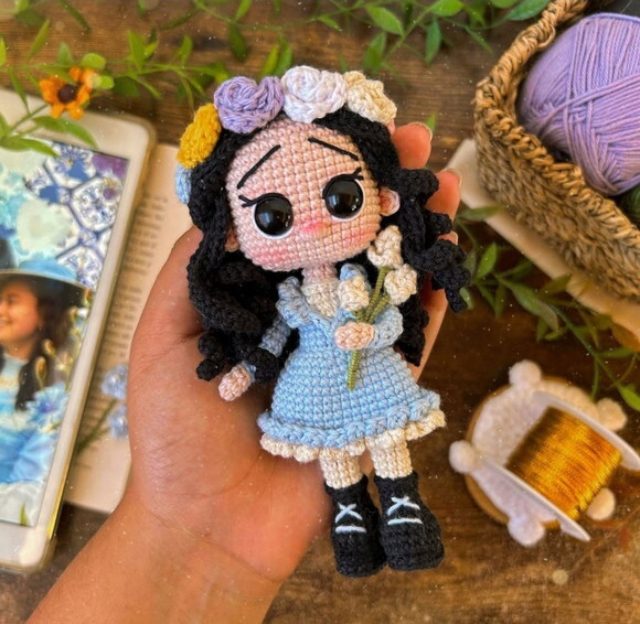 Anne, Diana e Gilbert Amigurumi/crochê
