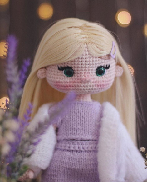 Boneca Lola Amigurumi