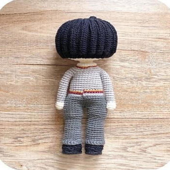 Boneco Harry Potter em Amigurumi