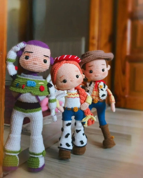 Bonecos Toy Story Amigurumi/croche