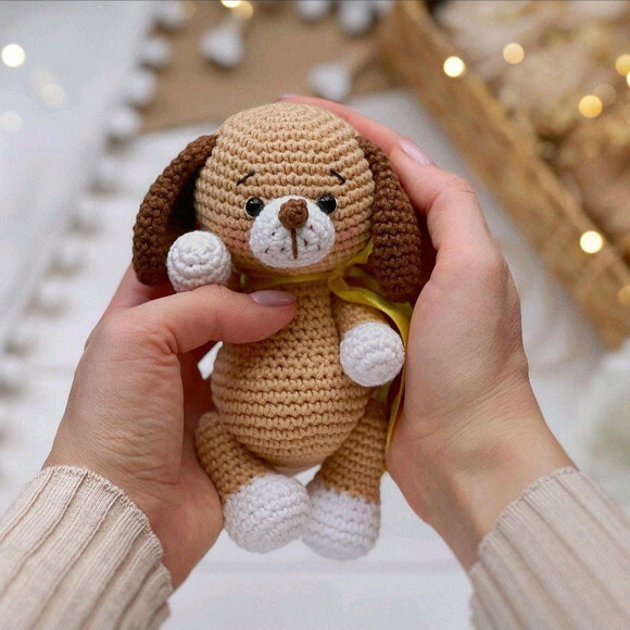 Cachorro Amigurumi Nicho Quarto de Bebê