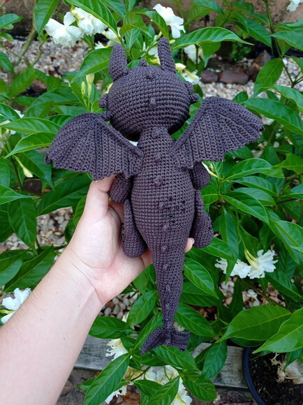 Dragão Banguela Amigurumi
