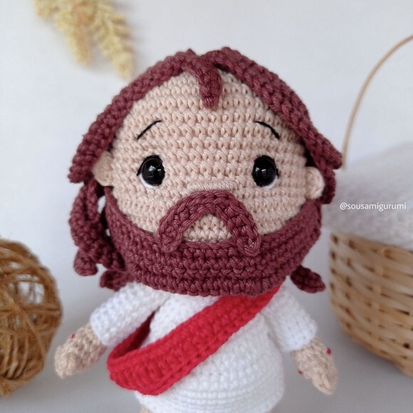 Jesus em Amigurumi