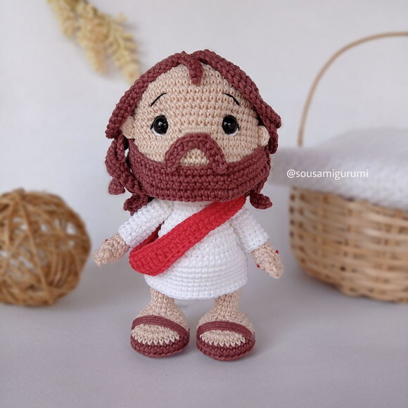 Jesus em Amigurumi