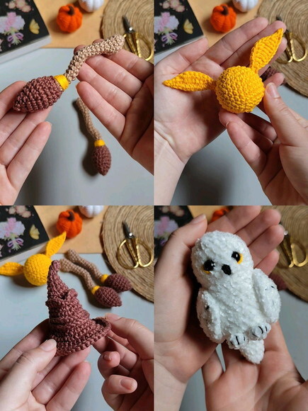 Móbile Harry Potter em Amigurumi