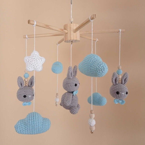 Móbile para Berço em Amigurumi (coelho)