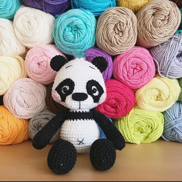 Panda Amigurumi Nicho Quarto de Bebê