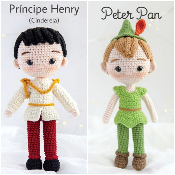 Príncipes em Amigurumi