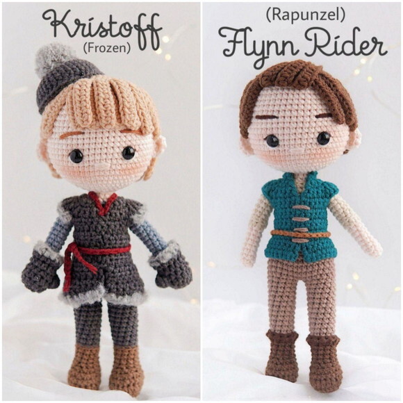 Príncipes em Amigurumi