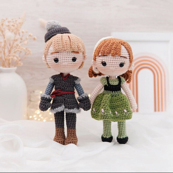 Turma do Frozen em Amigurumi