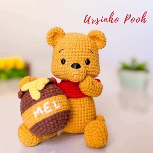 Turma do Ursinho Pooh em Amigurumi/crochê