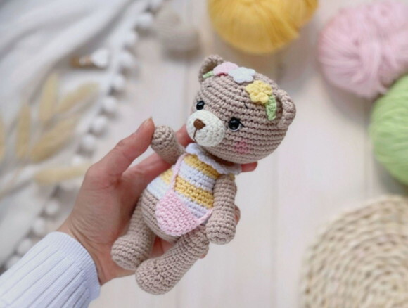 Ursa Amigurumi Nicho Quarto de Bebê