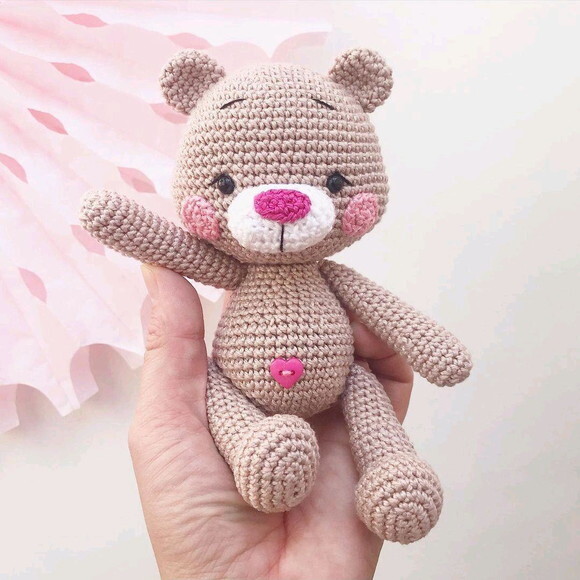 Urso Amigurumi Nicho Quarto de Bebê
