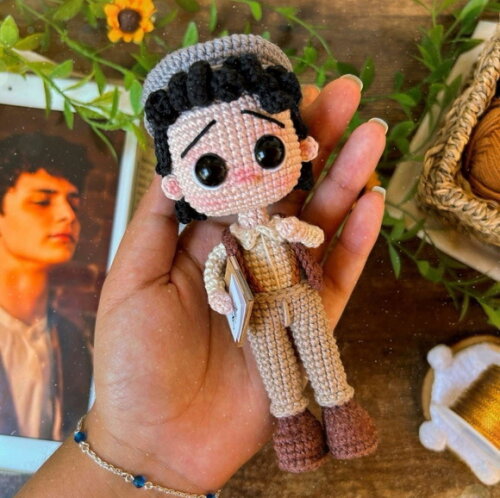 Anne, Diana e Gilbert Amigurumi/crochê