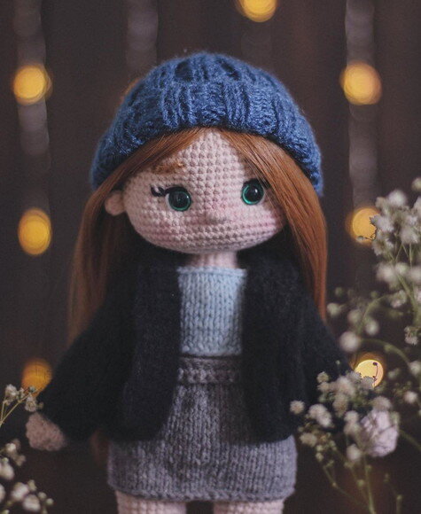 Boneca Agnes Amigurumi