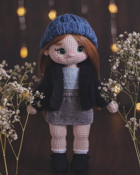 Boneca Agnes Amigurumi