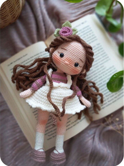 Boneca Melissa Amigurumi